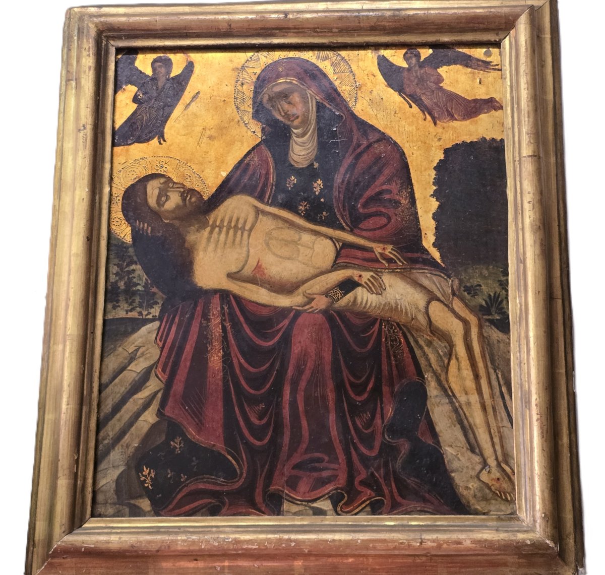 Icona veneto -cretese Pietà. fine '600 inizio '700