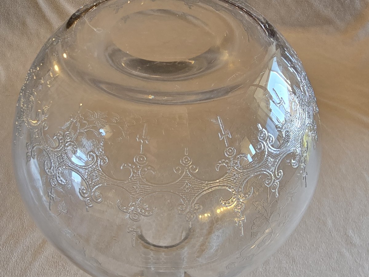 Antica bottiglia decanter in cristallo Baccarat, inizio '900-photo-3