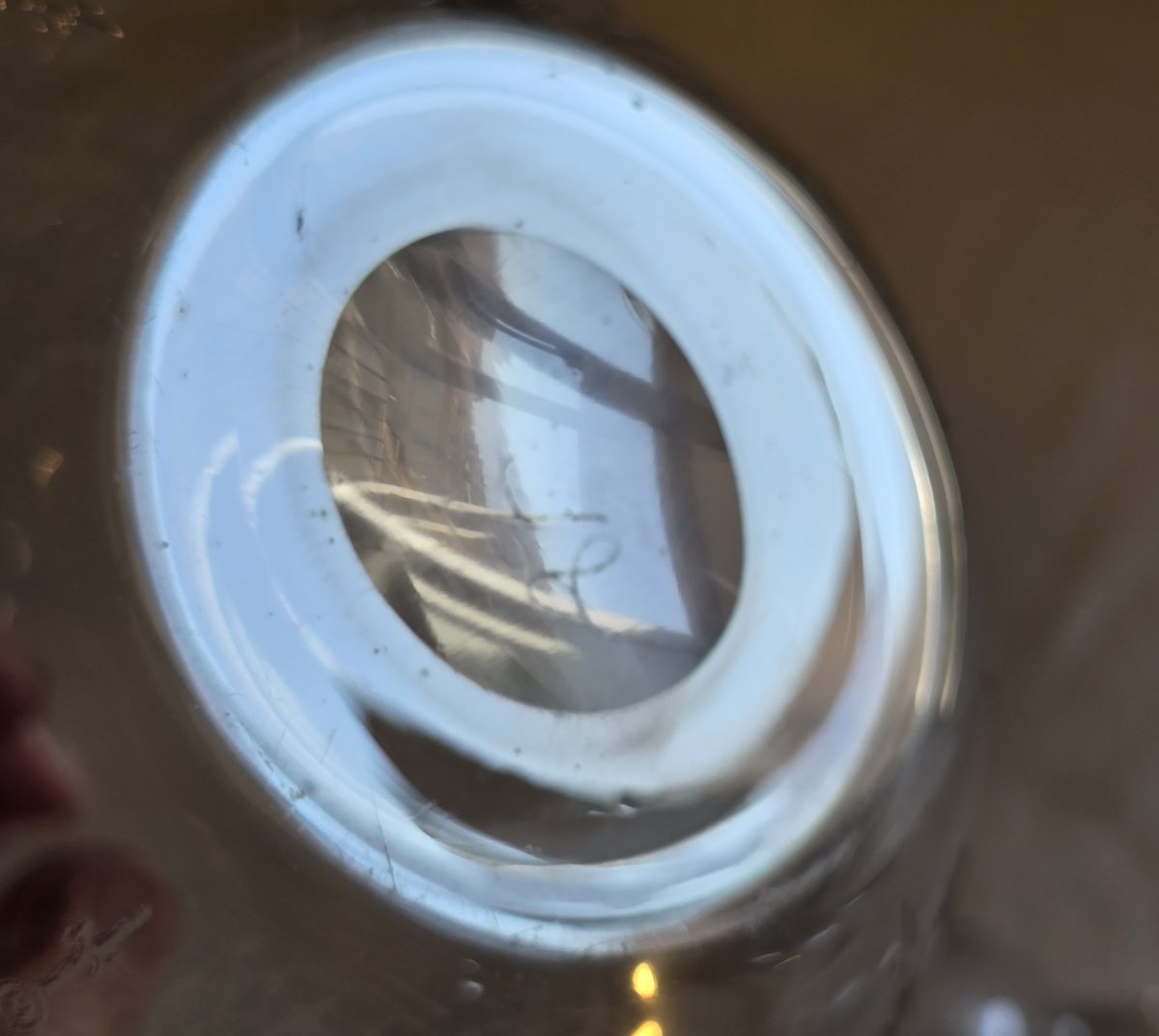 Antica bottiglia decanter in cristallo Baccarat, inizio '900-photo-6