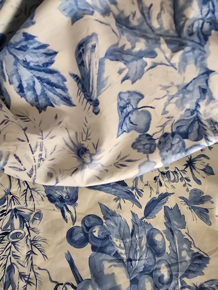 Grande tendaggio e metraggio importante toile de Jouy IFTA Cluny-photo-1