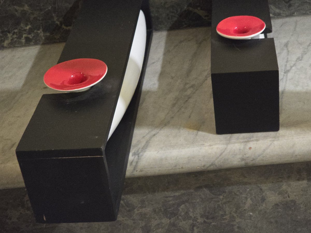 Due vasi   space age PA Crespi, design italiano anni 1960-1970-photo-1