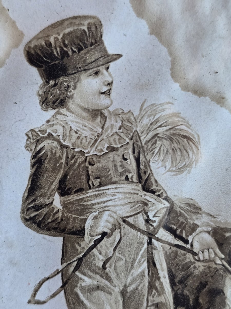 Disegno a inchiostro seppia firmato Lionel Péraux-photo-2