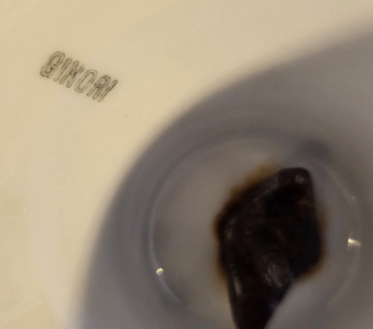 Antica alzata  in porcellana traforata Ginori, fine XIX secolo-photo-3