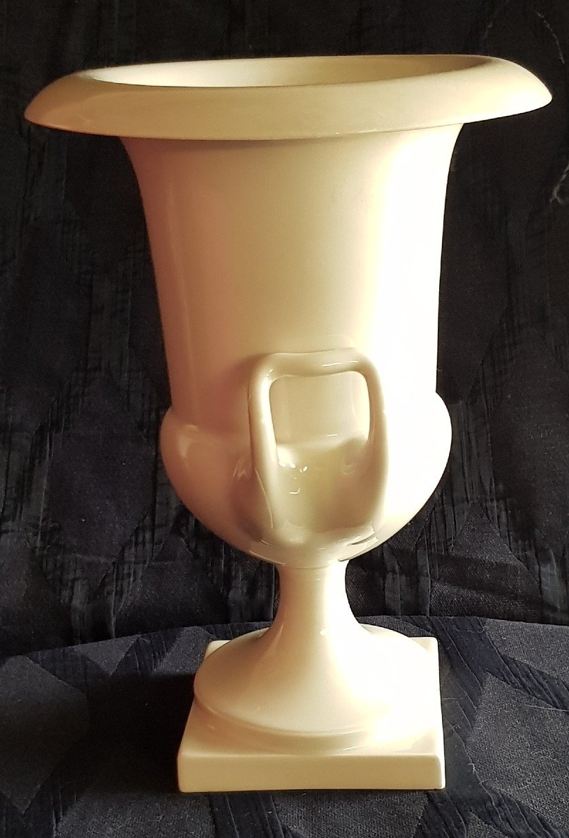 Antico Vaso a Cratere In Porcellana Reale Manifattura De Belin Redensche Kratervase Kpm-photo-2