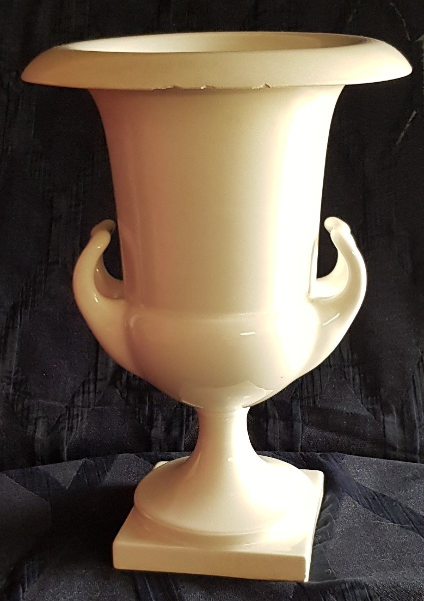 Antico Vaso a Cratere In Porcellana Reale Manifattura De Belin Redensche Kratervase Kpm-photo-3