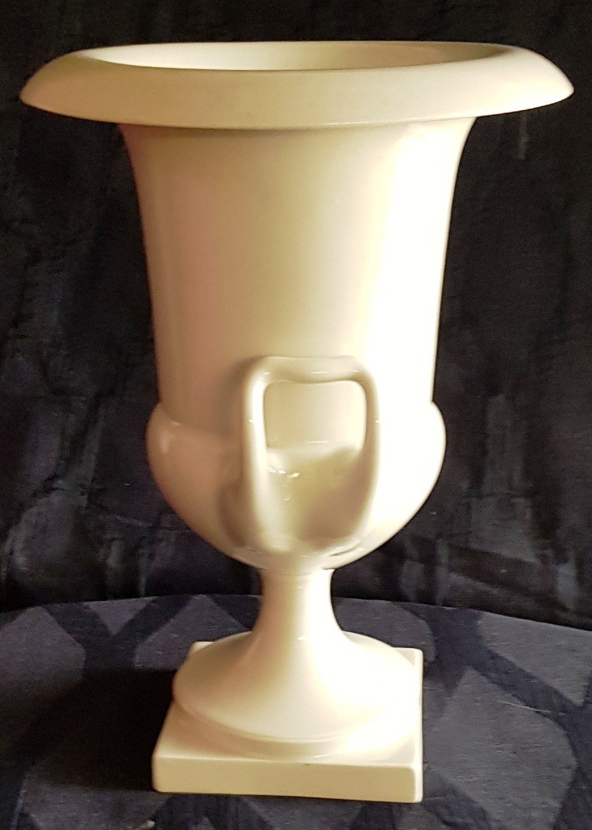 Antico Vaso a Cratere In Porcellana Reale Manifattura De Belin Redensche Kratervase Kpm-photo-4