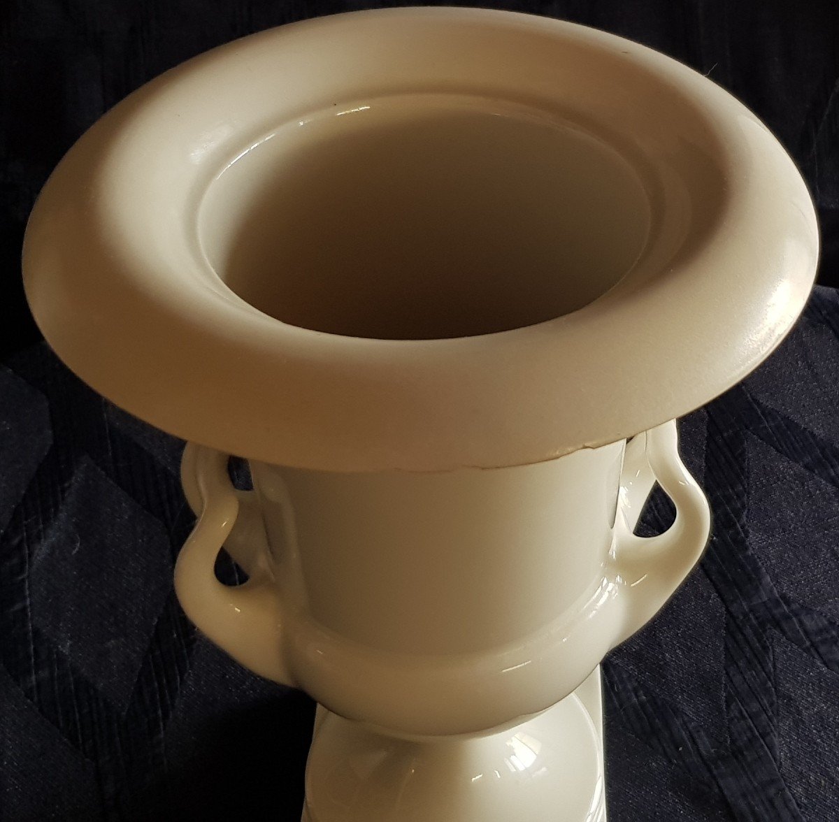 Antico Vaso a Cratere In Porcellana Reale Manifattura De Belin Redensche Kratervase Kpm-photo-1