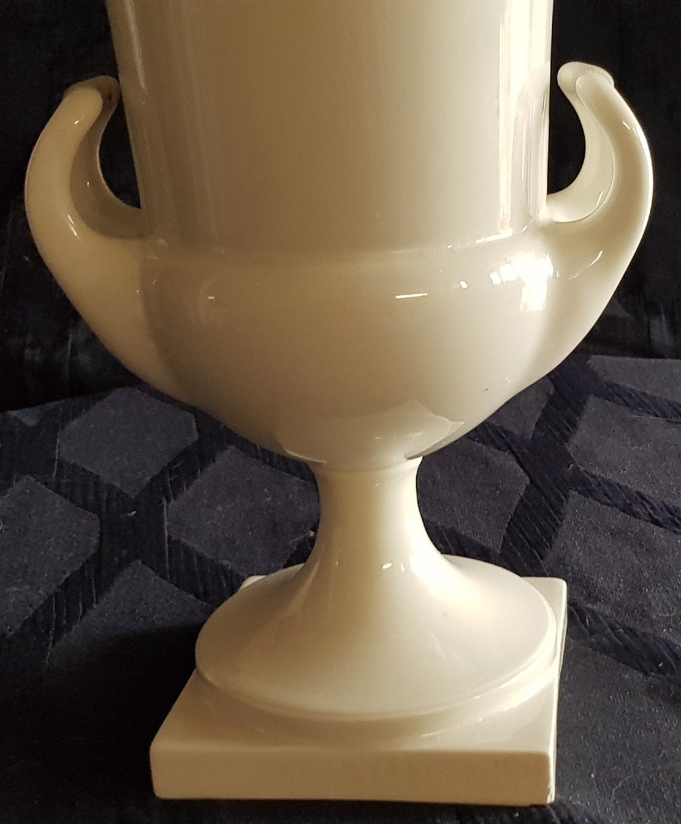 Antico Vaso a Cratere In Porcellana Reale Manifattura De Belin Redensche Kratervase Kpm-photo-7