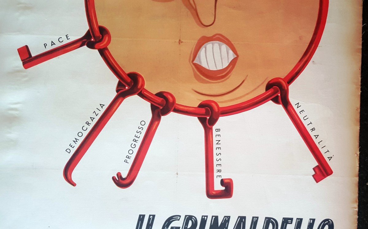 Deux Affiches Propagande électorale Anticomuniste Et Antisocialiste Italie élection mai 1953-photo-4