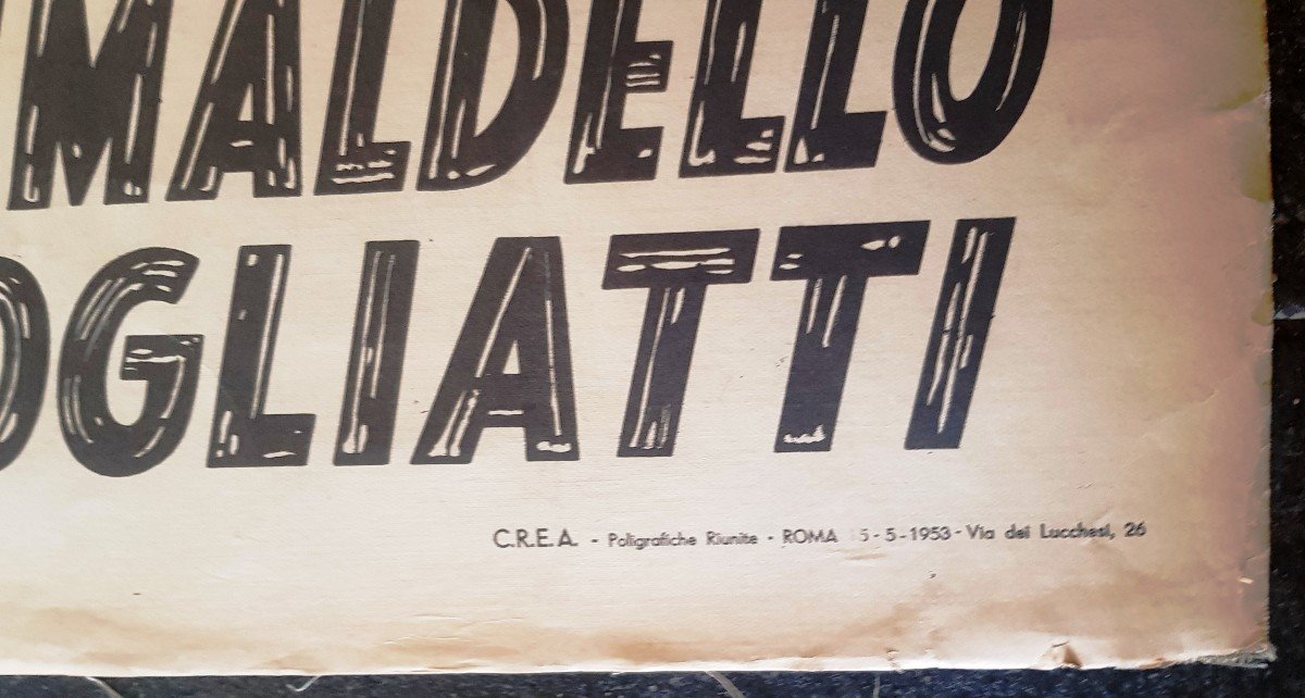 Deux Affiches Propagande électorale Anticomuniste Et Antisocialiste Italie élection mai 1953-photo-6