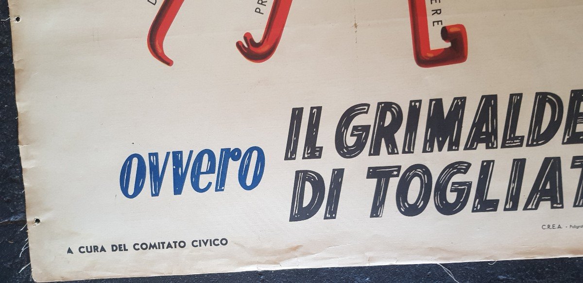 Deux Affiches Propagande électorale Anticomuniste Et Antisocialiste Italie élection mai 1953-photo-7
