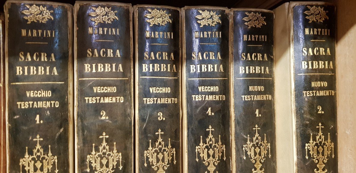 Antonio Martini 1844 - La Sacra Bibbia Secondo La Volgata Tradotta In  Italiano-photo-3