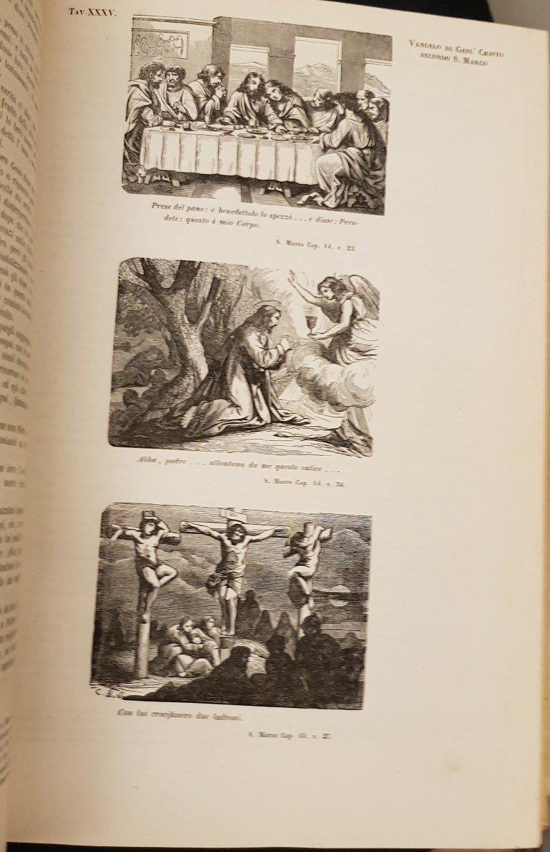 Antonio Martini 1844 - La Sacra Bibbia Secondo La Volgata Tradotta In  Italiano-photo-5