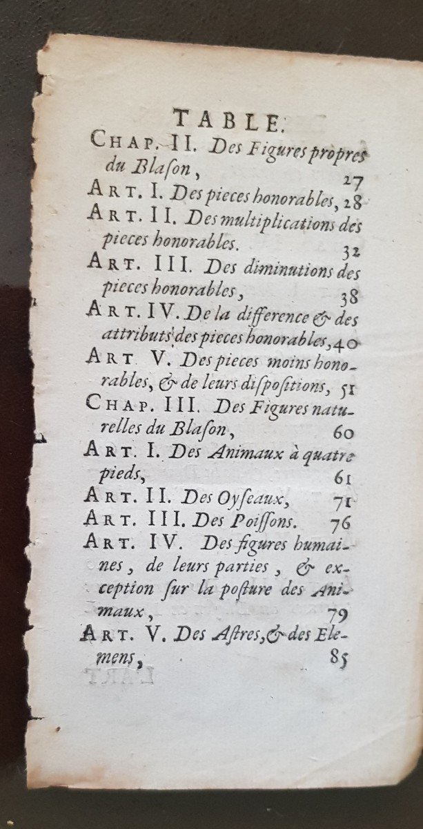 Jules Baron - l'Art Heraldique, Contenant La Maniere d'Apprendre Facilement Le Blason -1680-photo-4