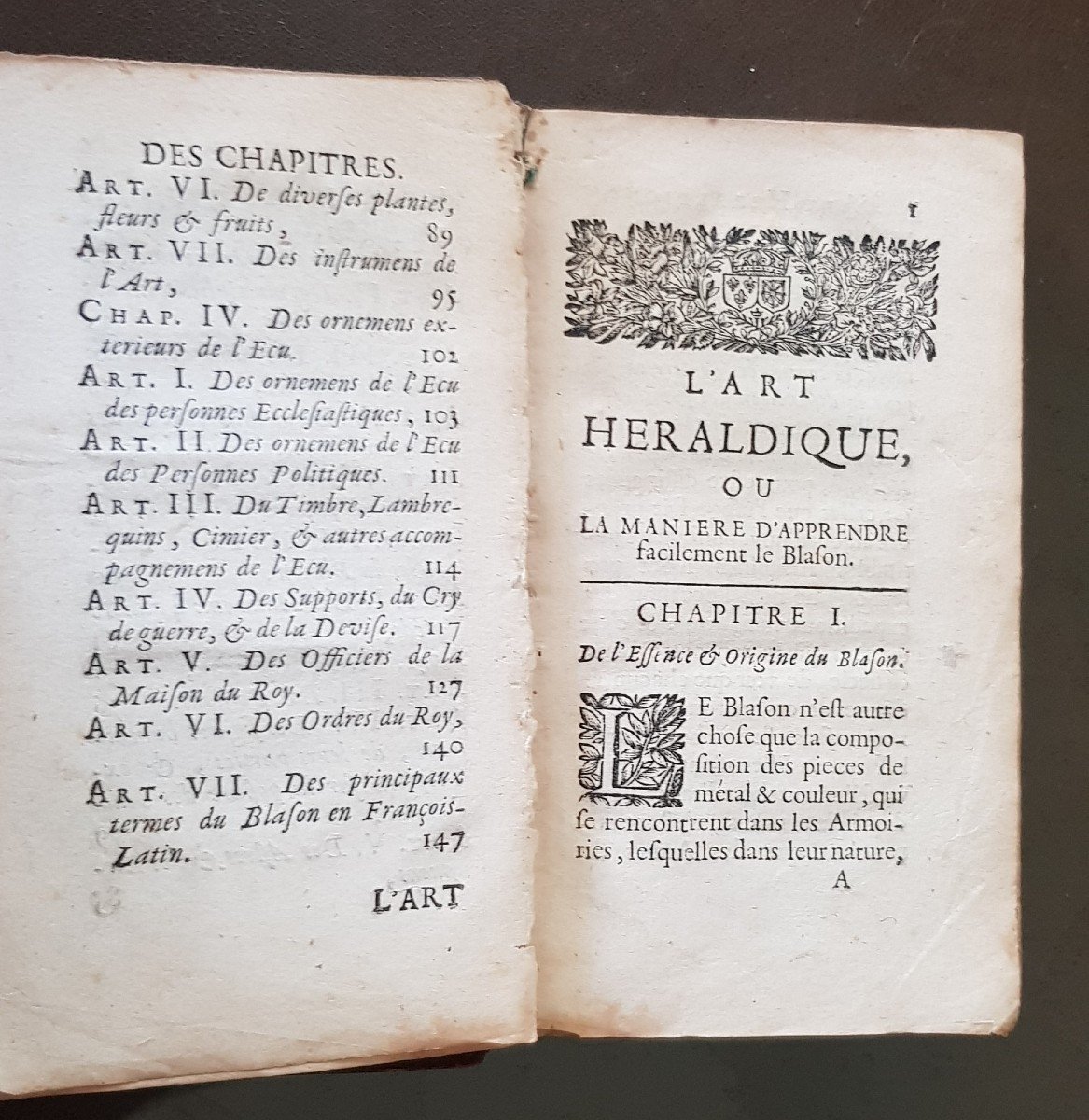 Jules Baron - l'Art Heraldique, Contenant La Maniere d'Apprendre Facilement Le Blason -1680-photo-5