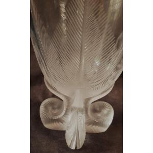 Vaso in Cristallo modernariato Lalique Mod. Osmonde