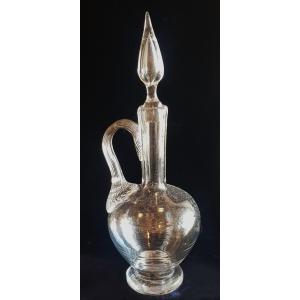 Antica bottiglia decanter  In Vetro Soffiato inizio '900