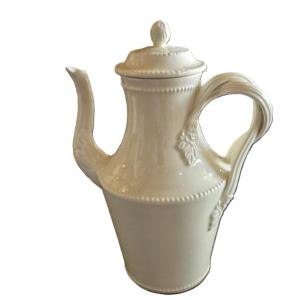 Antica caffettiera in maiolica, manifattura Bassanello