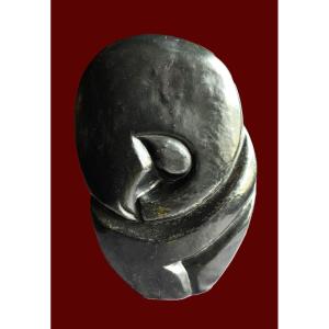 Maternità stilizzata – Scultura in pietra Shona, Zimbabwe