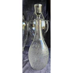 Bottiglia decanter antica in cristallo Baccarat modello Rohan