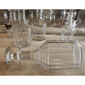 Bottiglia antica n.6 in cristallo molato - Inghilterra XIX esimo secolo