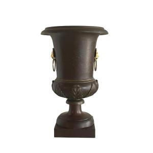 A Patinated Terracotta Medici Vase. Dated 1854. 