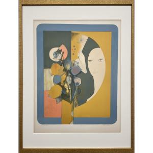 Minaux André, Original Lithograph Ea Signed Numbered 20th