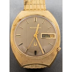 Bulova Accutron Gold Watch