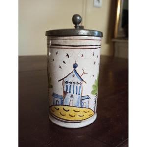 German Earthenware Beer Mug, 18th Century