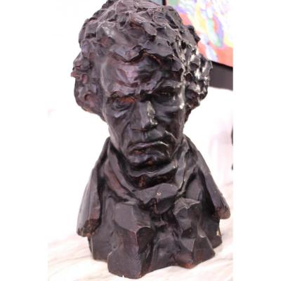 Terracotta Bust Beethoven