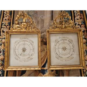 Barometer And Thermometer "gohin At The Paris Exhibition Of French Industrial Products 1834" 