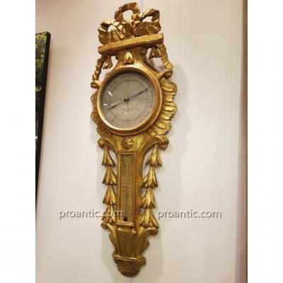 Barometer "by Bastin In Paris" Louis XVI Period