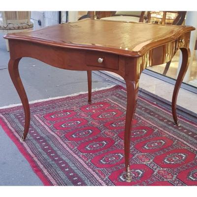 Table à Jeux En Acajou Epoque Louis XV XVIII ème