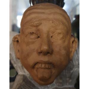 Objet De Curiosités: Terracotta Model Of The Klapperstein Mask