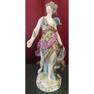 Paris Porcelain Subject, Samson, 19th Century Diana Or Hera