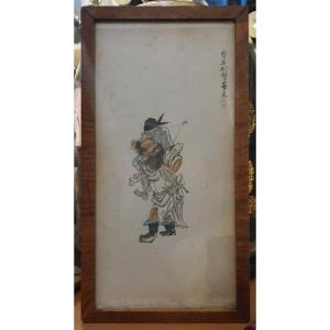 Satirical And Traditional Characters Chinese Painting Late 19th / Early 20th Century
