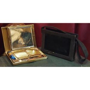 Minaudière And Clutch Bag, Circa 1940-1950