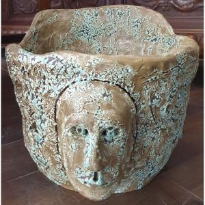 Vallauris Type Anthropomorphic Jar In The Taste Of Boris Kassianoff