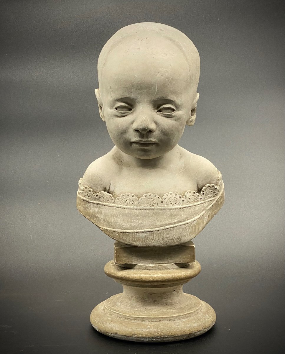 Rarissimo esempio di death-mask / memento mori realizzato in Italia nel 1857-photo-3