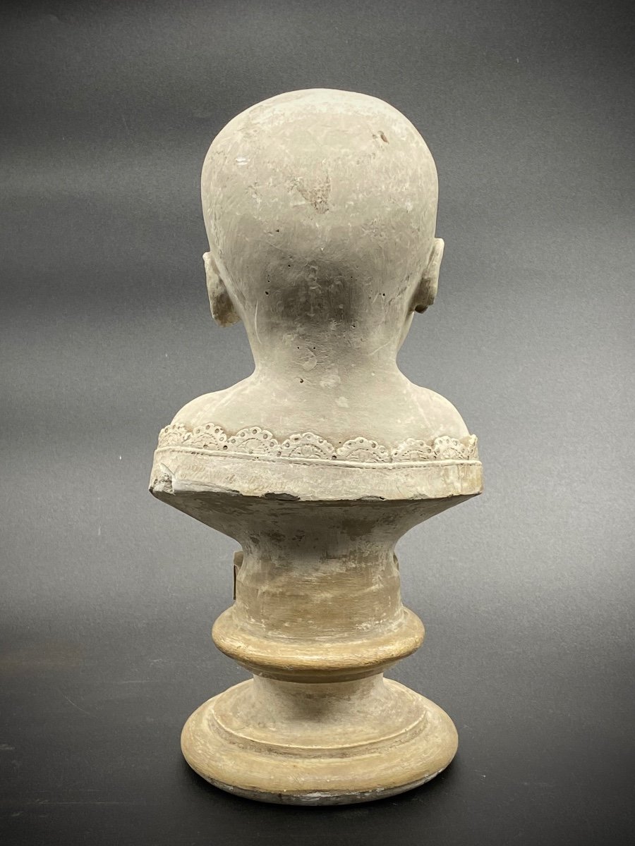 Rarissimo esempio di death-mask / memento mori realizzato in Italia nel 1857-photo-4