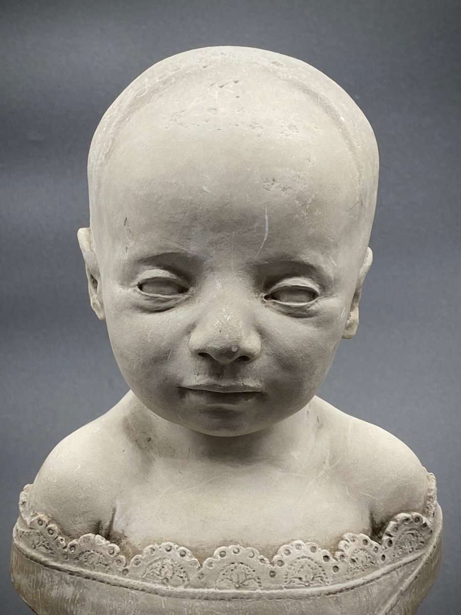 Rarissimo esempio di death-mask / memento mori realizzato in Italia nel 1857