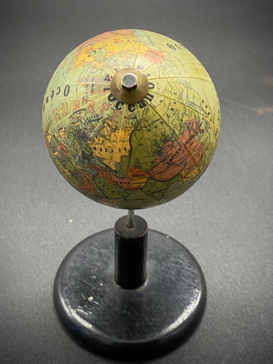 PICCOLO GLOBO TERRESTRE FIRMATO GREVIN - DIAMETRO 7 CM -photo-2