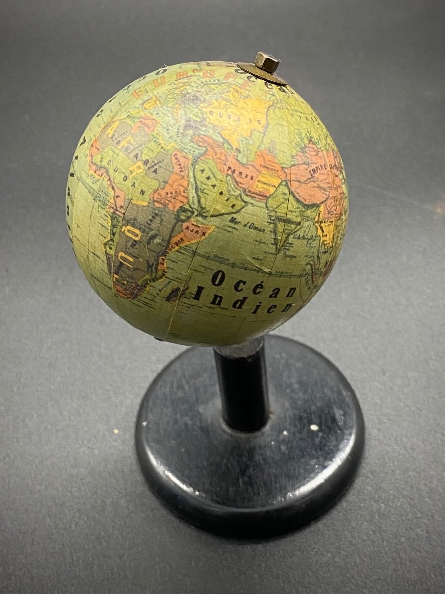 PICCOLO GLOBO TERRESTRE FIRMATO GREVIN - DIAMETRO 7 CM -photo-1
