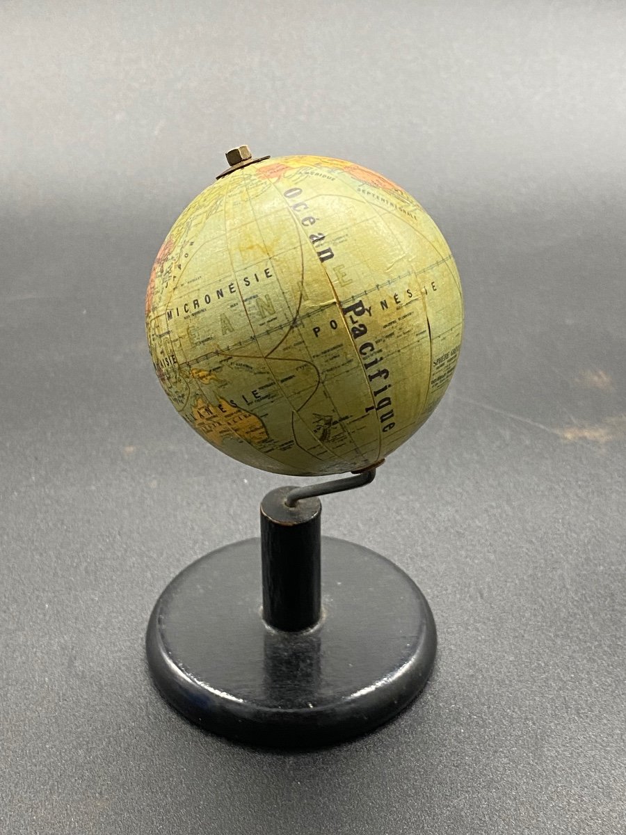 PICCOLO GLOBO TERRESTRE FIRMATO GREVIN - DIAMETRO 7 CM -photo-4