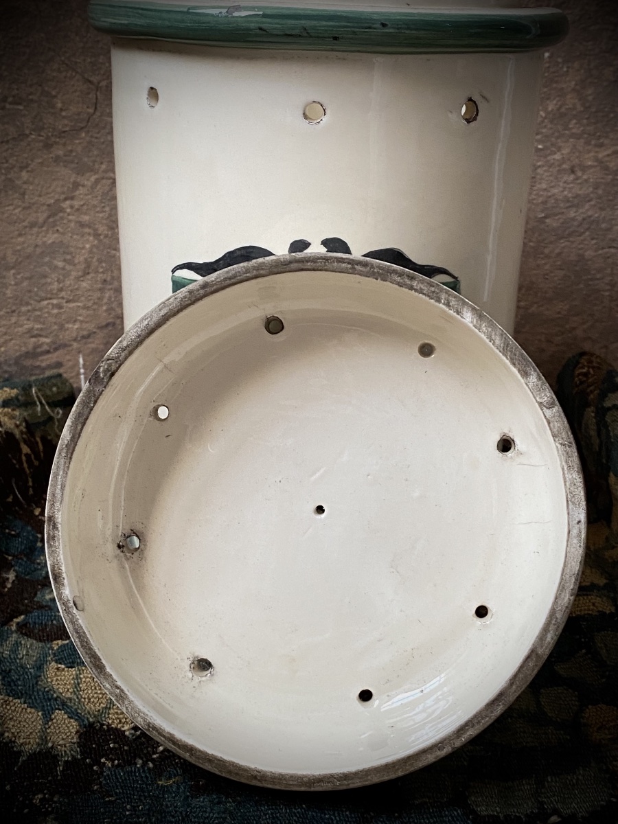 RARO VASO DA FARMACIA PER SANGUISUGHE - ITALIA, FINE XIX SECOLO-photo-3