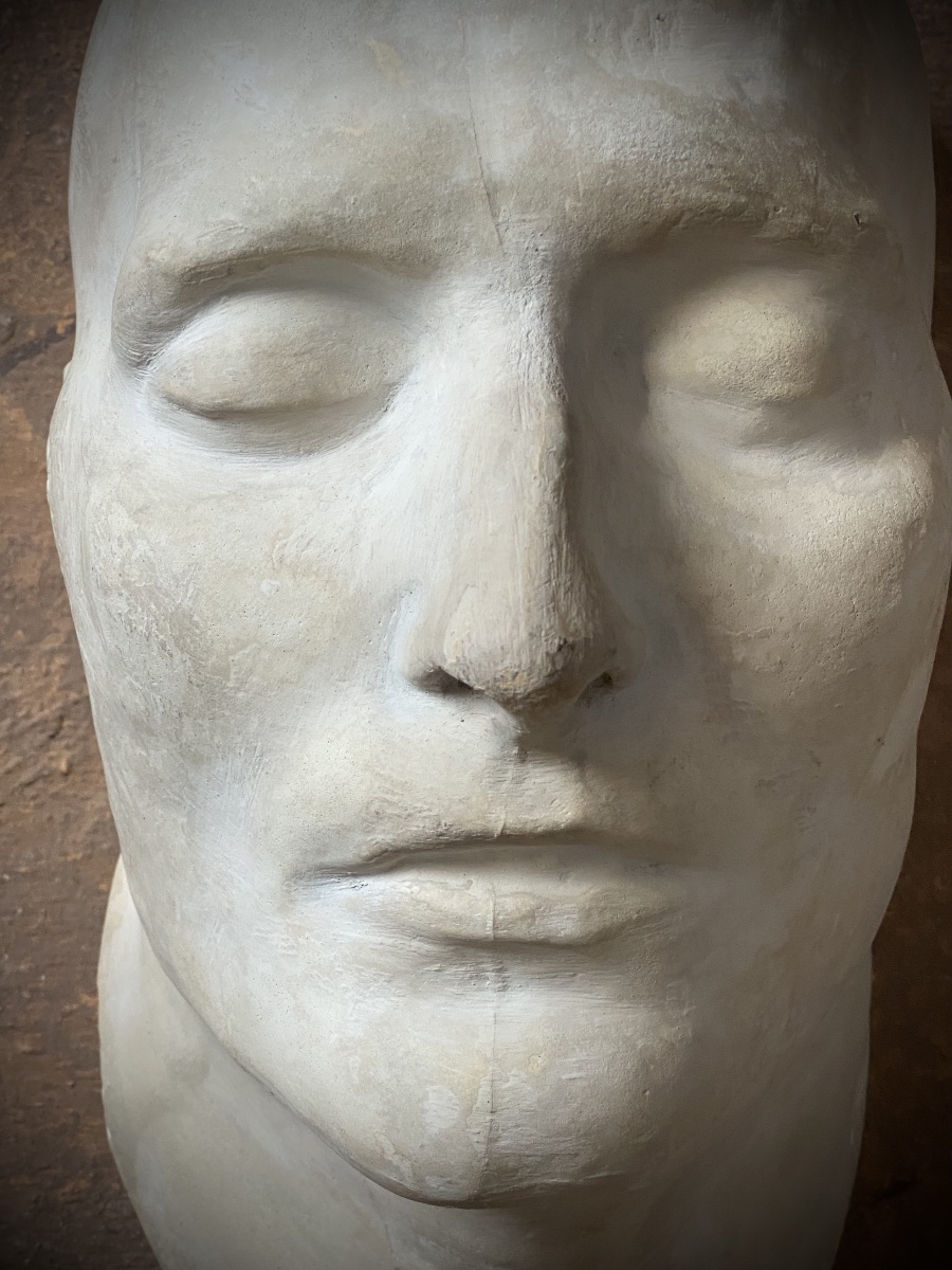 maschera mortuaria di napoleone Bonaparte realizzata dal suo medico F.Antommarchi -photo-2