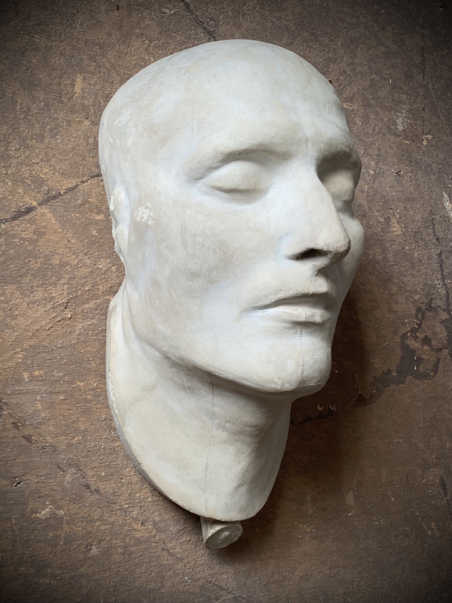 maschera mortuaria di napoleone Bonaparte realizzata dal suo medico F.Antommarchi -photo-1