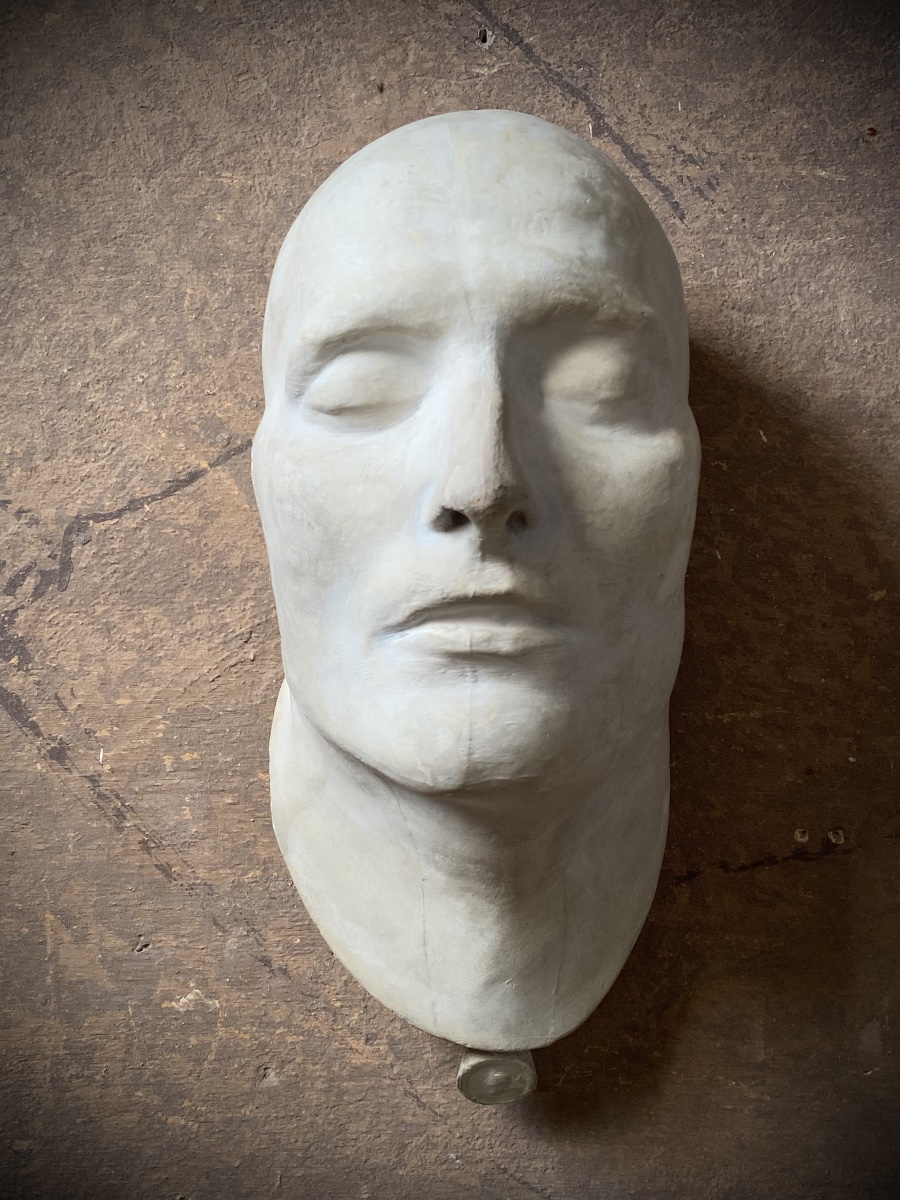 maschera mortuaria di napoleone Bonaparte realizzata dal suo medico F.Antommarchi 