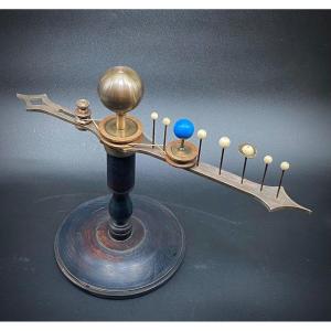 Raro planetario orrery firmato "Henri Robert Paris". c