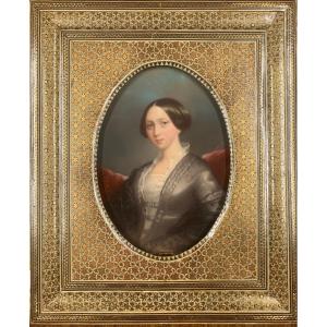 European School Portrait Of The Young Queen Victoria